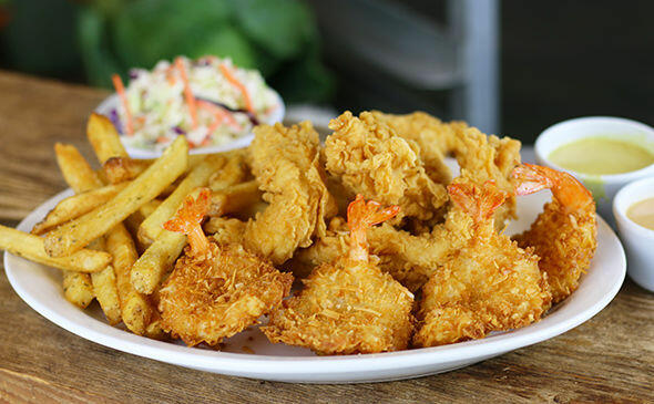 Chicken Tenders& Shrimp